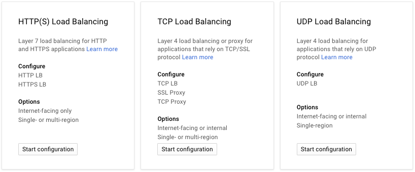 GCP LB Type